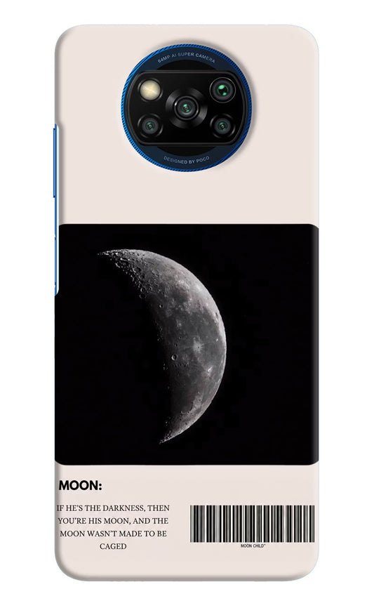 Moon Phase Poco X3/X3 Pro Hard Case Back Cover by Casekaro