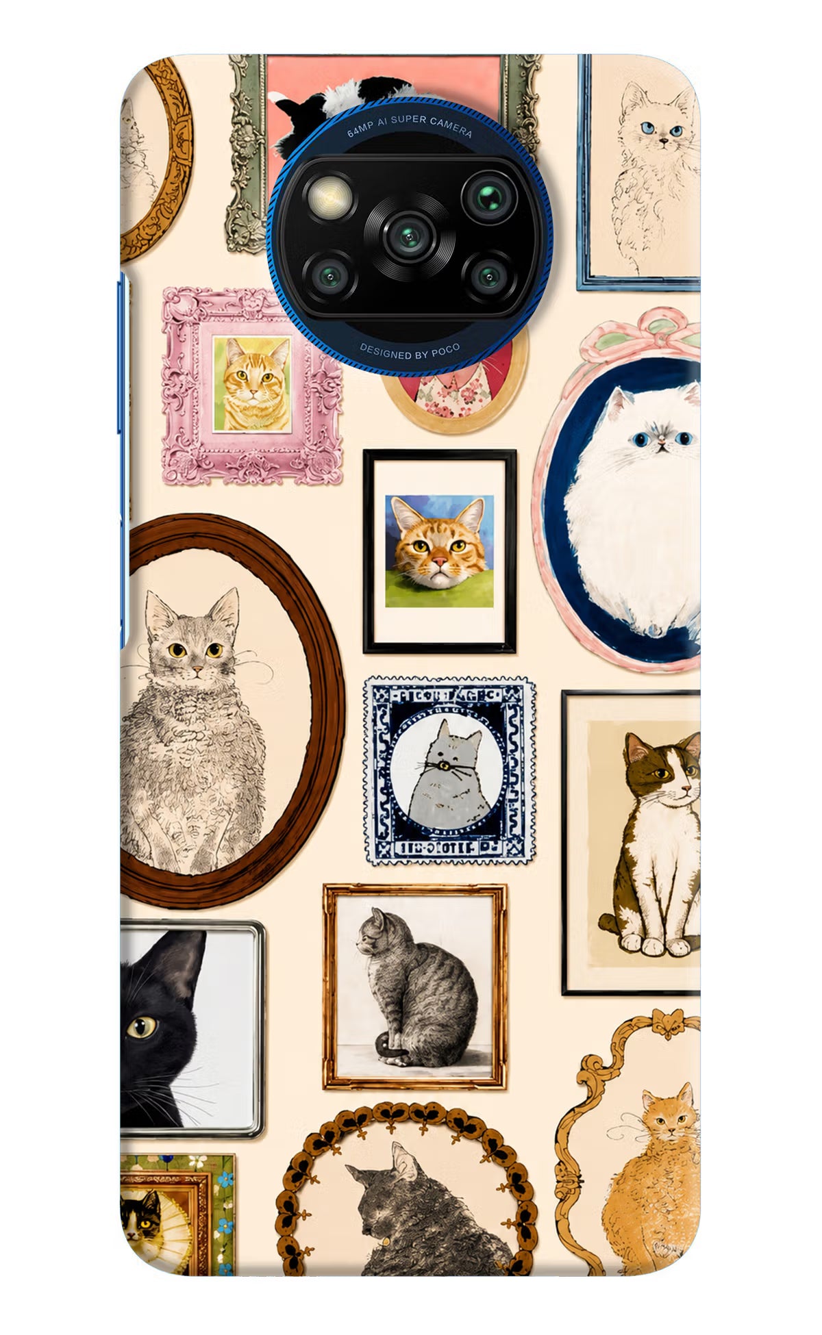 Mirror Cats Poco X3/X3 Pro Back Cover