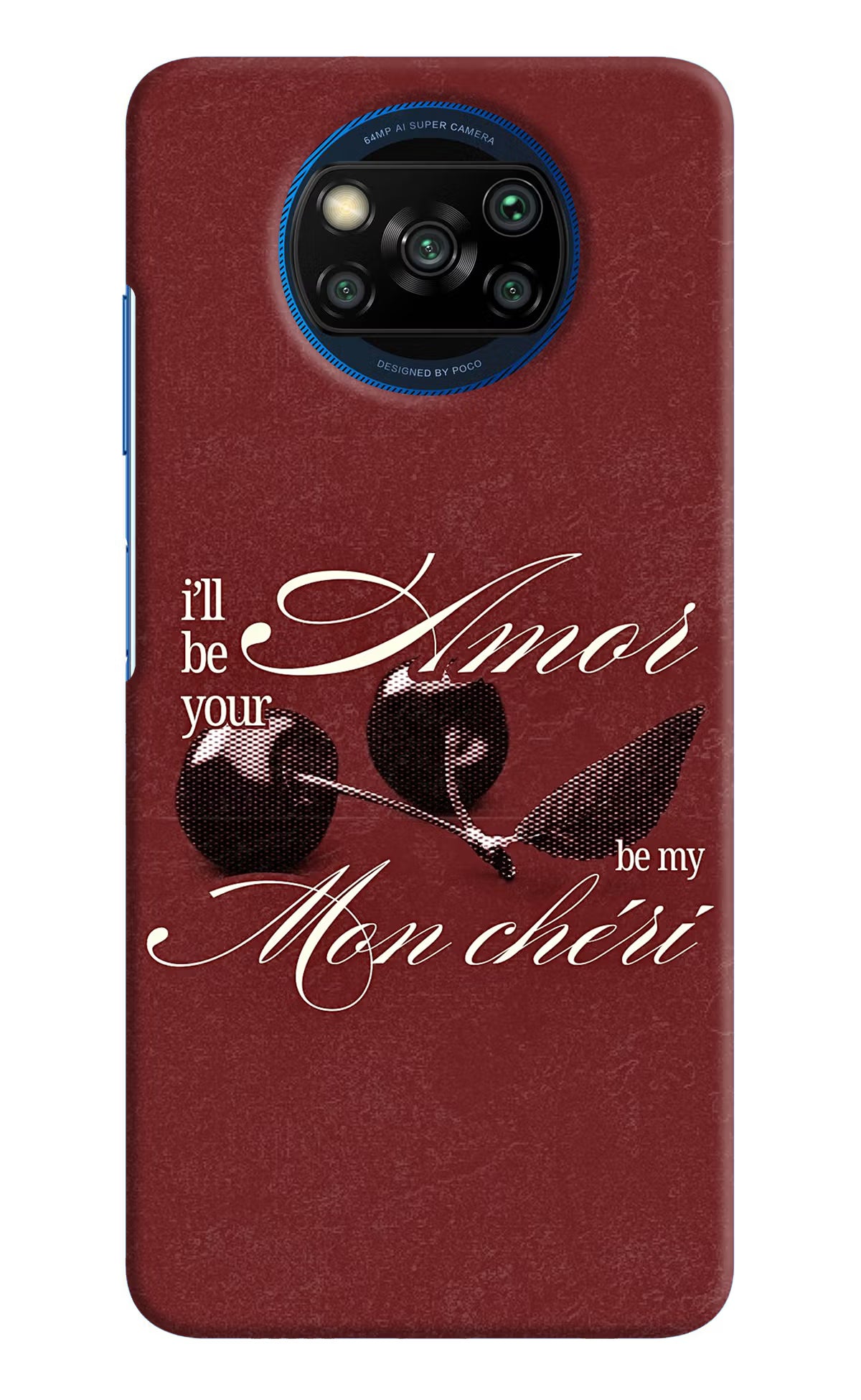 Velvet Cherry Poco X3/X3 Pro Back Cover