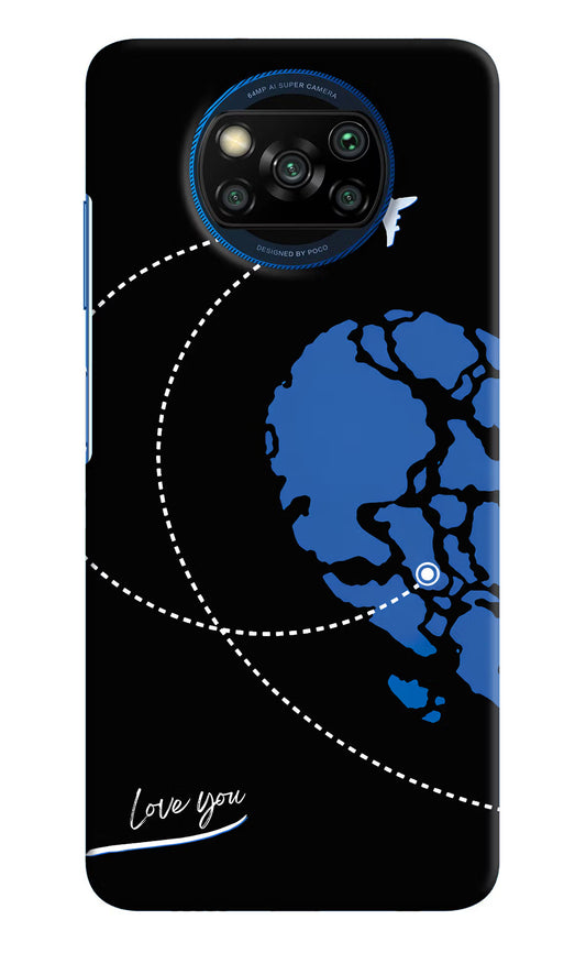 Love Orbit Poco X3/X3 Pro Hard Case Back Cover by Casekaro
