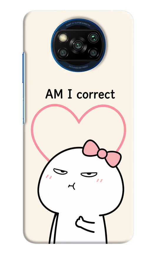 Always Right Poco X3/X3 Pro Hard Case Back Cover by Casekaro