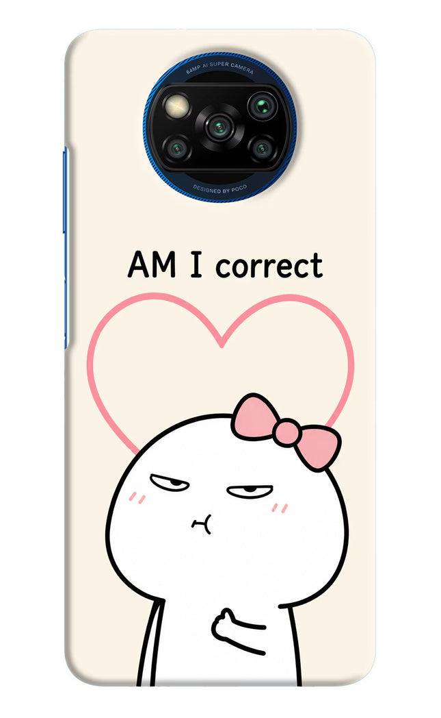 Always Right Poco X3/X3 Pro Hard Case Back Cover by Casekaro