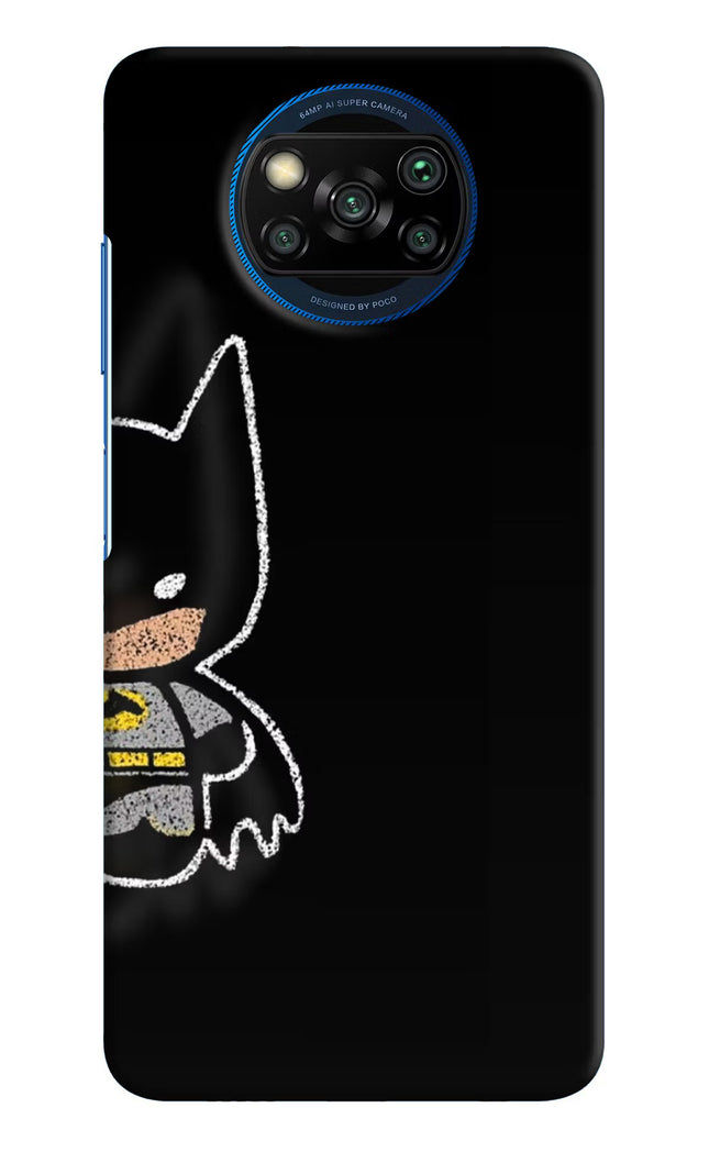 Bat Kitty Poco X3/X3 Pro Hard Case Back Cover by Casekaro