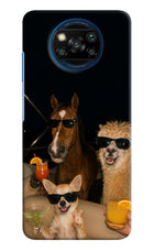 Party Squad Poco X3/X3 Pro Hard Case Back Cover by Casekaro