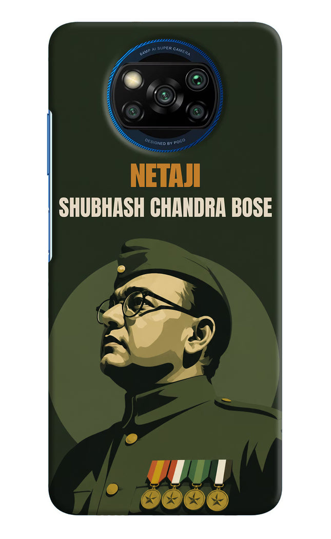 Netaji Legacy Poco X3/X3 Pro Hard Case Back Cover by Casekaro