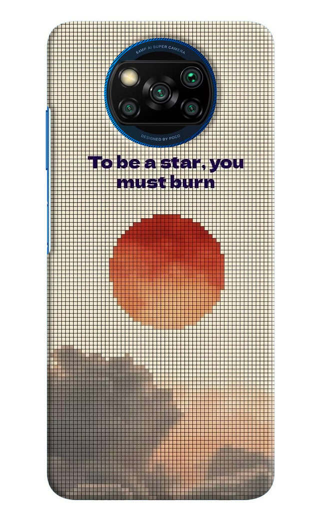 Pixel Sun Poco X3/X3 Pro Hard Case Back Cover by Casekaro