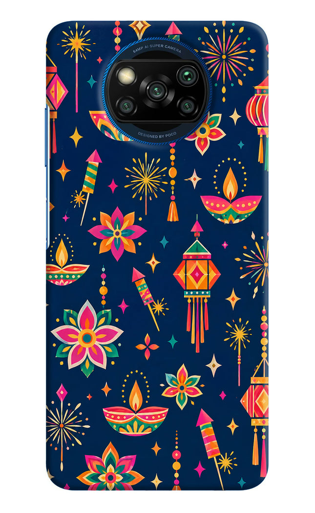 Festive Pop Poco X3/X3 Pro Back Cover