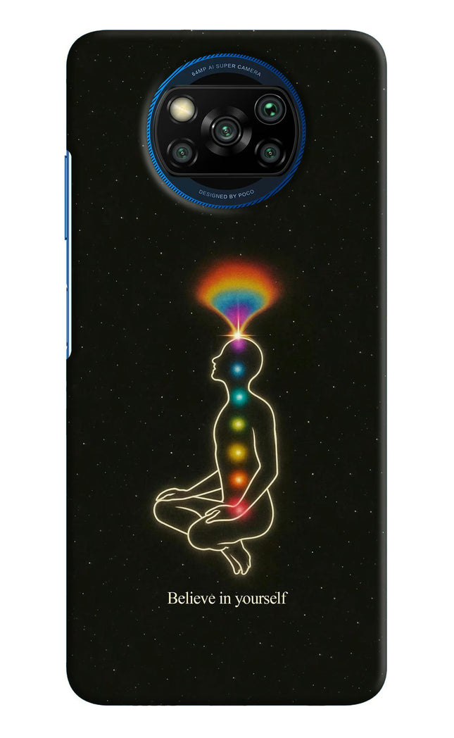 Believe in yourself Poco X3/X3 Pro Back Cover
