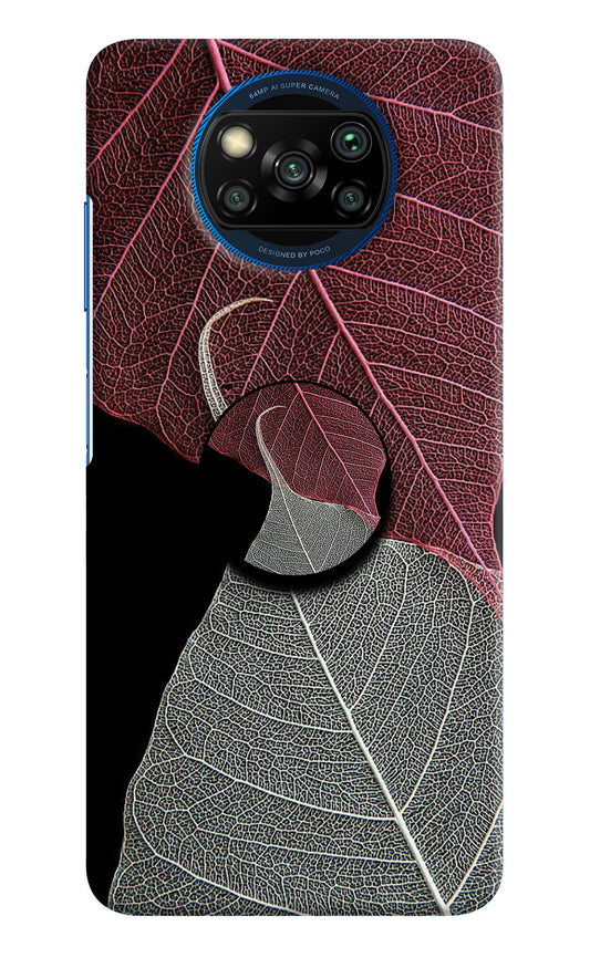 Leaf Pattern Poco X3/X3 Pro Pop Case by Casekaro