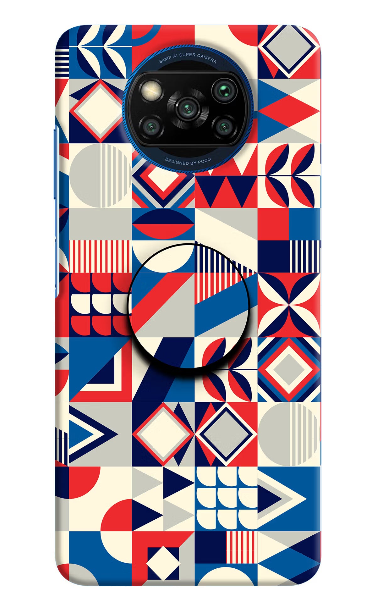 Colorful Pattern Poco X3/X3 Pro Pop Case by Casekaro