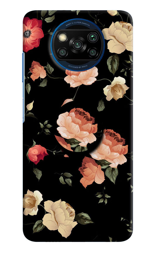 Flowers Poco X3/X3 Pro Pop Case by Casekaro