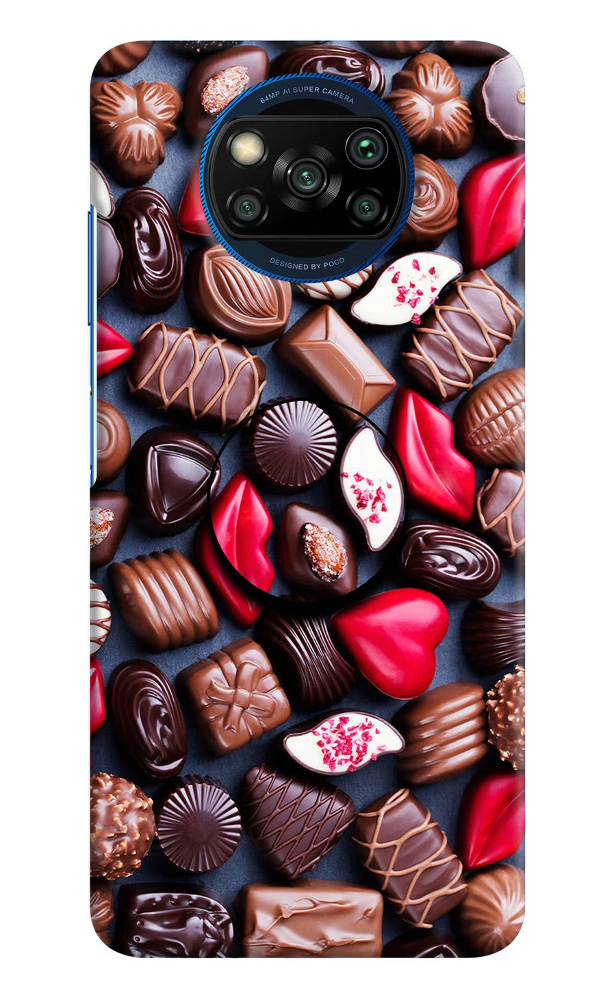 Chocolates Poco X3/X3 Pro Pop Case, Hard case