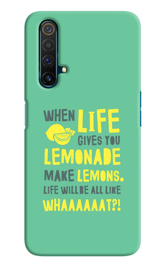 Quote Realme X3 Hard Case Back Cover by Casekaro