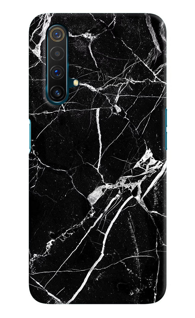Black Marble Pattern Realme X3 Hard Case Back Cover by Casekaro