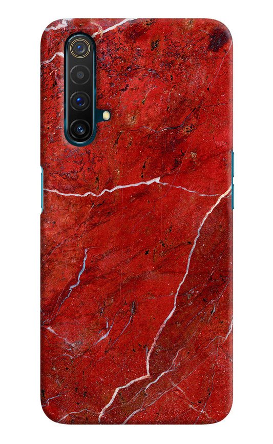 Red Marble Design Realme X3 Hard Case Back Cover by Casekaro