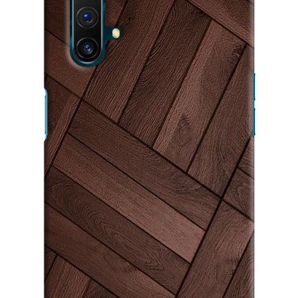 Wooden Texture Design Realme X3 Hard Case Back Cover by Casekaro