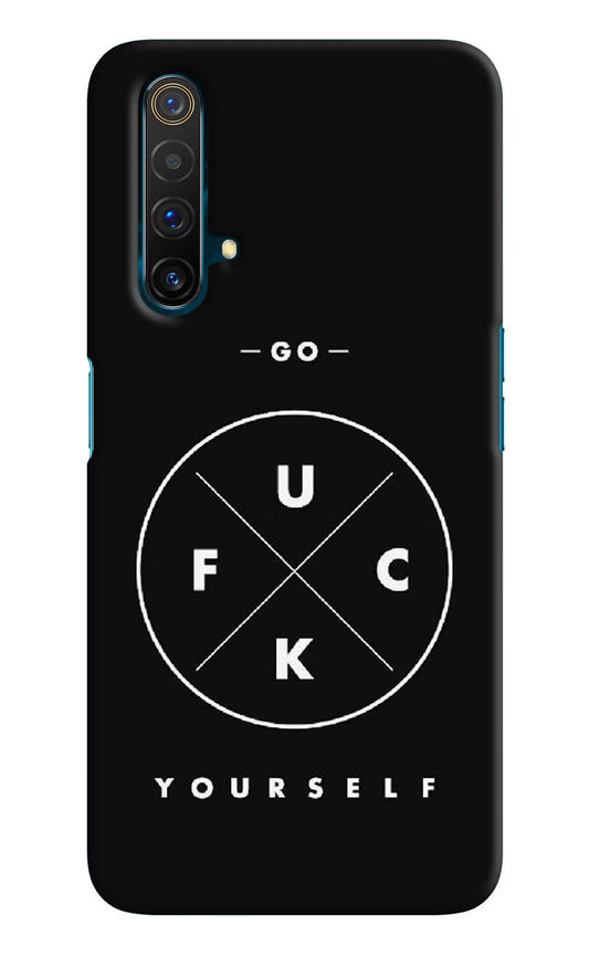 Go Fuck Yourself Realme X3 Hard Case Back Cover by Casekaro