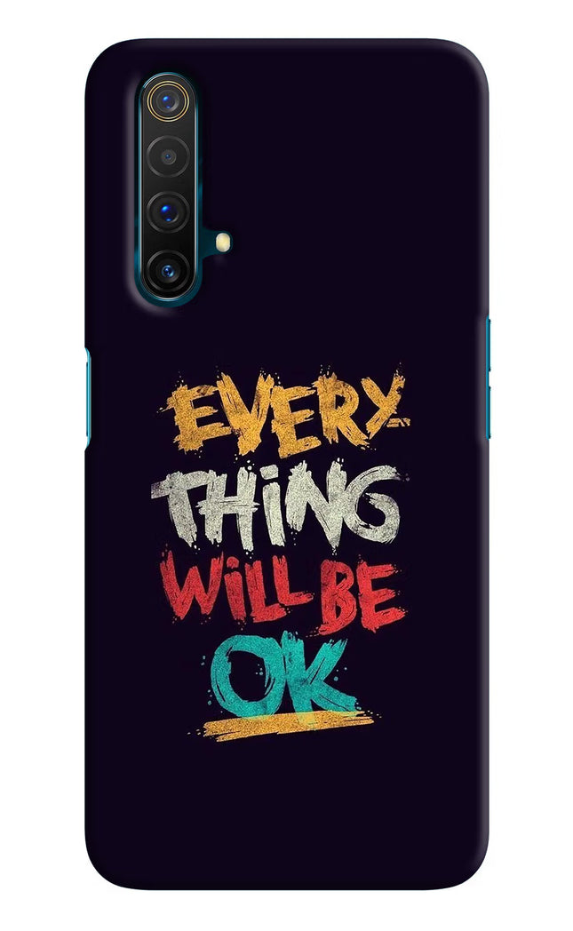 Everything Will Be Ok Realme X3 Hard Case Back Cover by Casekaro