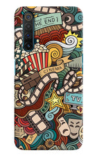 Cinema Abstract Realme X3 Hard Case Back Cover by Casekaro