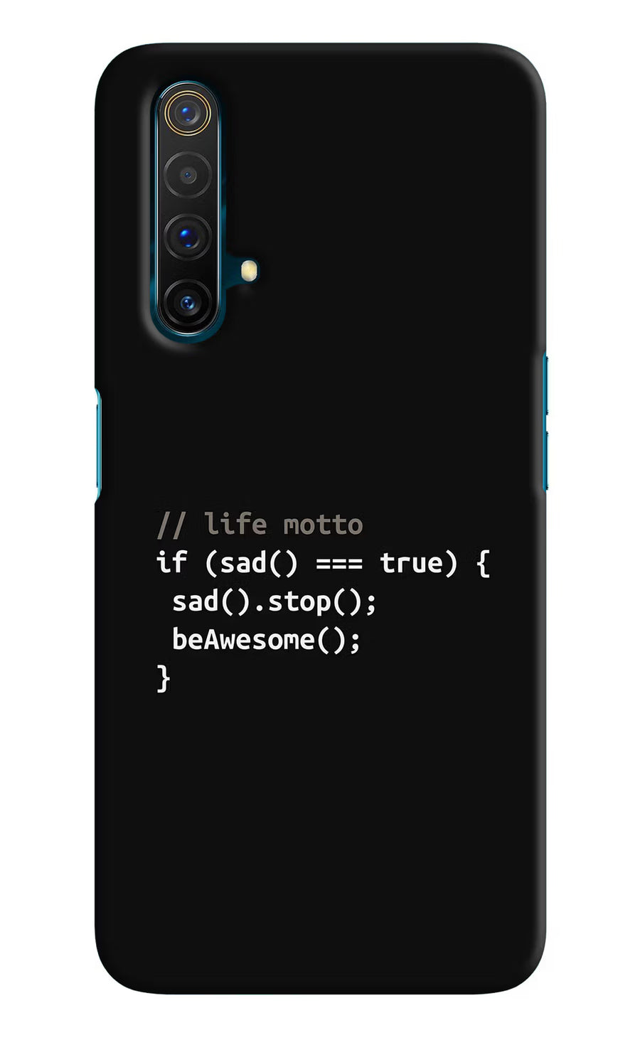 Life Motto Code Realme X3 Back Cover, Hard case