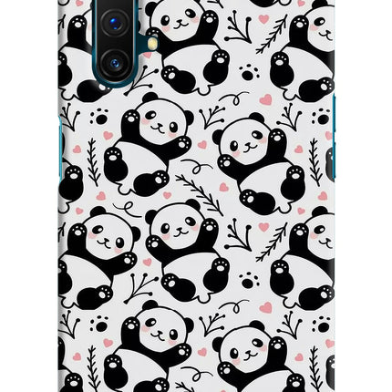 Cute Panda Realme X3 Hard Case Back Cover by Casekaro