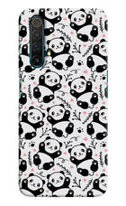 Cute Panda Realme X3 Hard Case Back Cover by Casekaro
