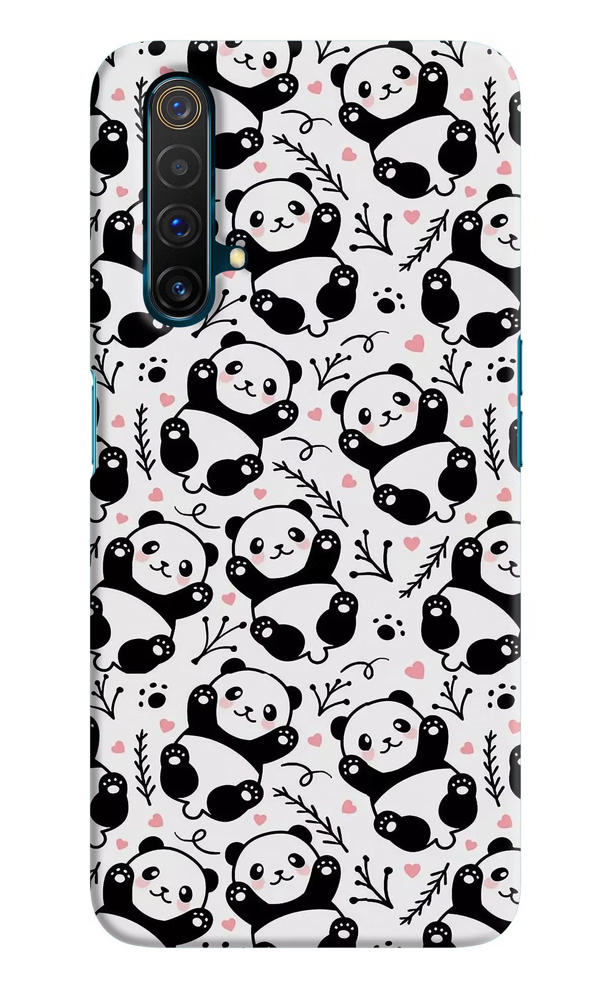 Cute Panda Realme X3 Hard Case Back Cover by Casekaro