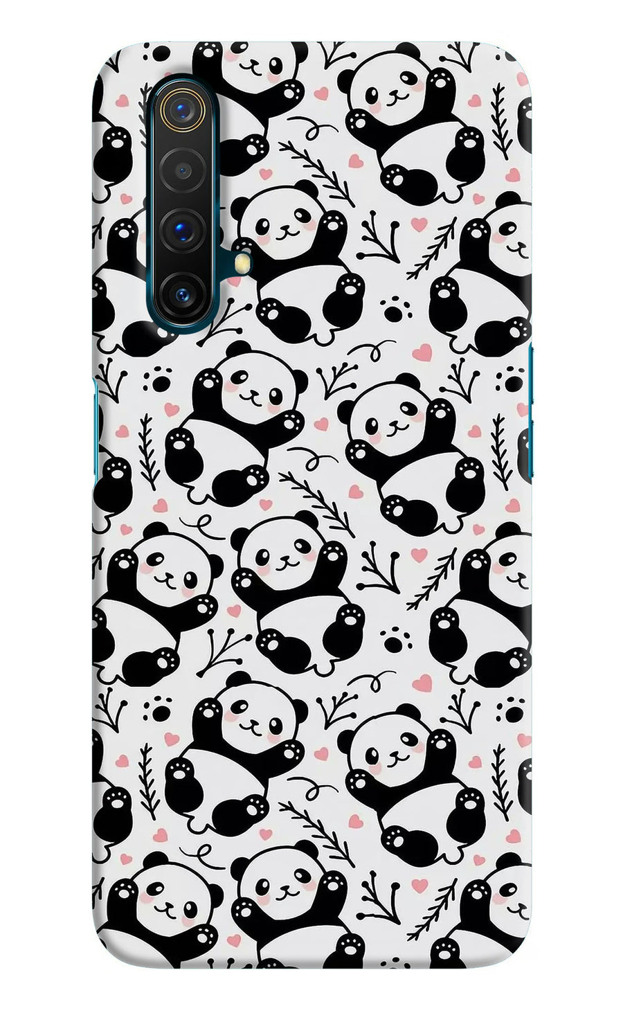 Cute Panda Realme X3 Back Cover, Hard case