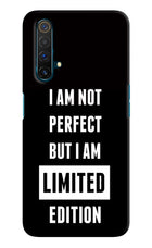 I Am Not Perfect But I Am Limited Edition Realme X3 Hard Case Back Cover by Casekaro