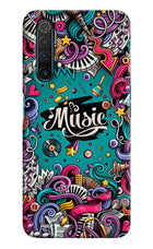 Music Graffiti Realme X3 Hard Case Back Cover by Casekaro