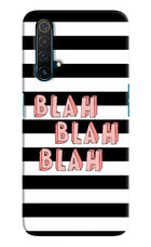 Blah Blah Blah Realme X3 Hard Case Back Cover by Casekaro