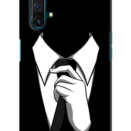 Black Tie Realme X3 Hard Case Back Cover by Casekaro