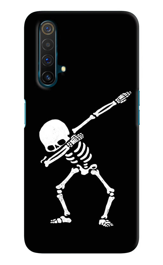 Dabbing Skeleton Art Realme X3 Hard Case Back Cover by Casekaro