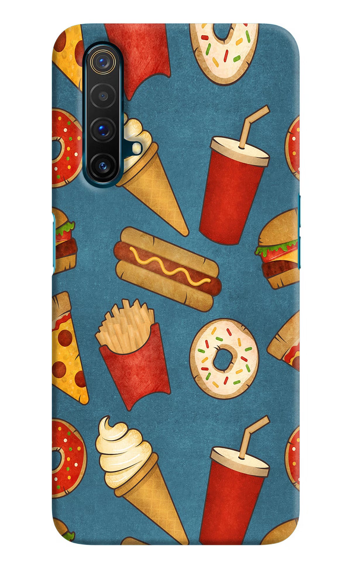 Foodie Realme X3 Hard Case Back Cover by Casekaro