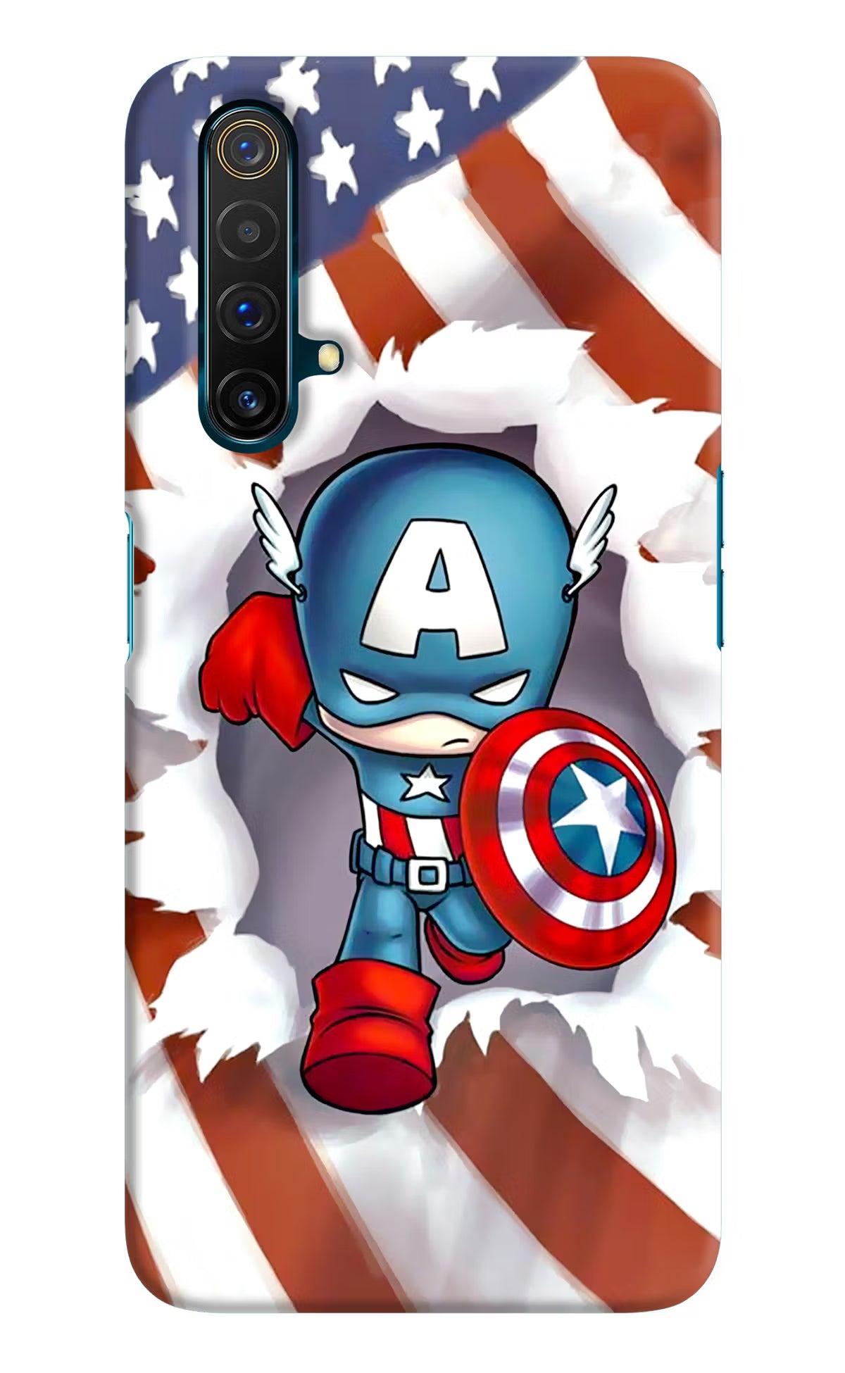 Captain America Realme X3 Hard Case Back Cover by Casekaro
