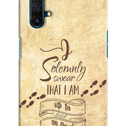 I Solemnly swear that i up to no good Realme X3 Hard Case Back Cover by Casekaro