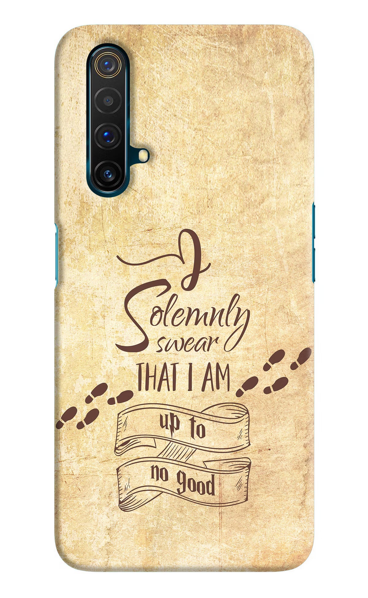 I Solemnly swear that i up to no good Realme X3 Hard Case Back Cover by Casekaro