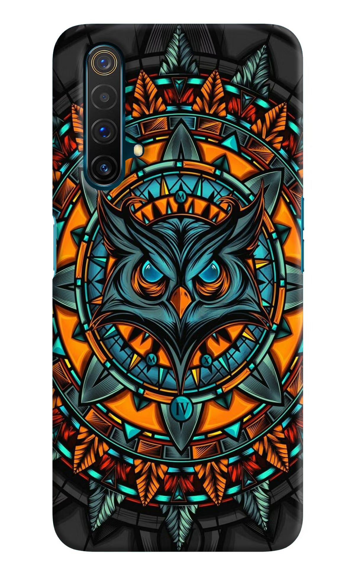 Angry Owl Art Realme X3 Hard Case Back Cover by Casekaro