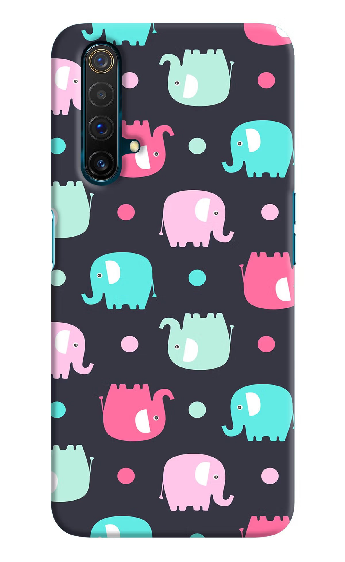 Elephants Realme X3 Hard Case Back Cover by Casekaro