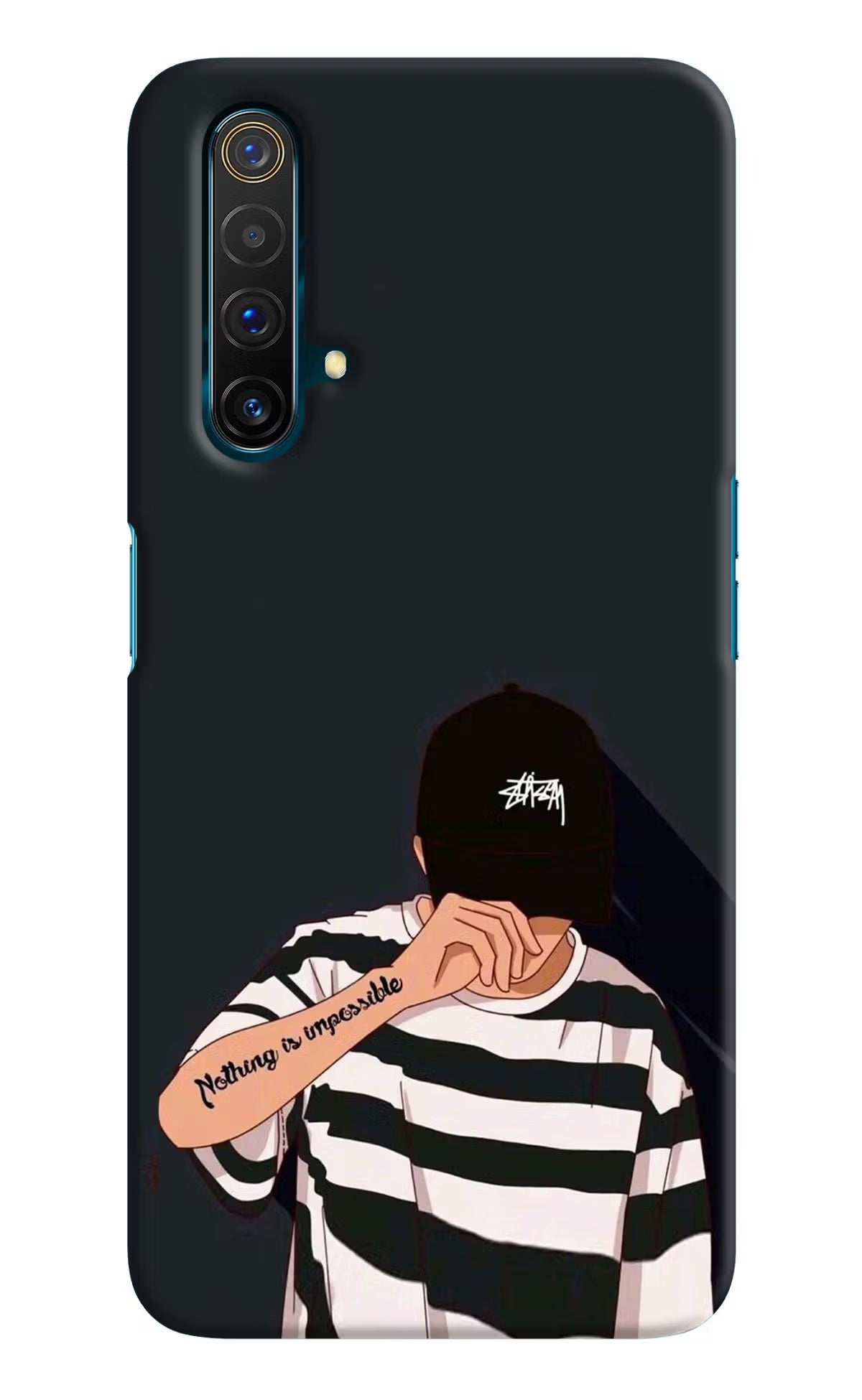 Aesthetic Boy Realme X3 Hard Case Back Cover by Casekaro
