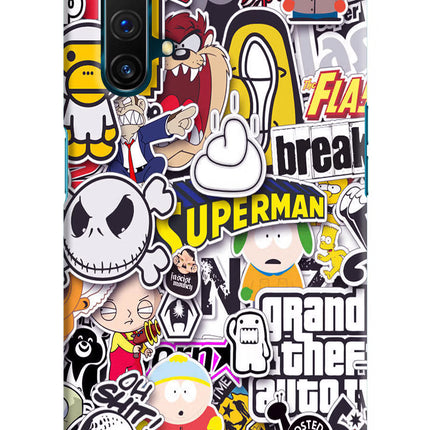 Sticker Bomb Realme X3 Hard Case Back Cover by Casekaro