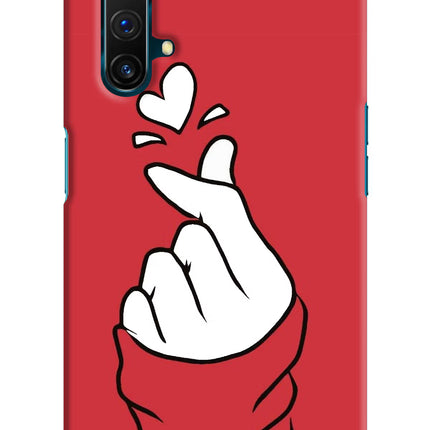 Korean Love Sign Realme X3 Hard Case Back Cover by Casekaro