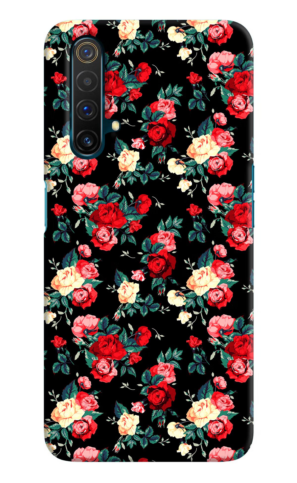 Rose Pattern Realme X3 Hard Case Back Cover by Casekaro