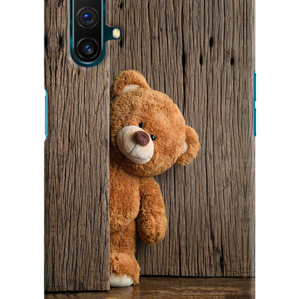 Teddy Wooden Realme X3 Hard Case Back Cover by Casekaro