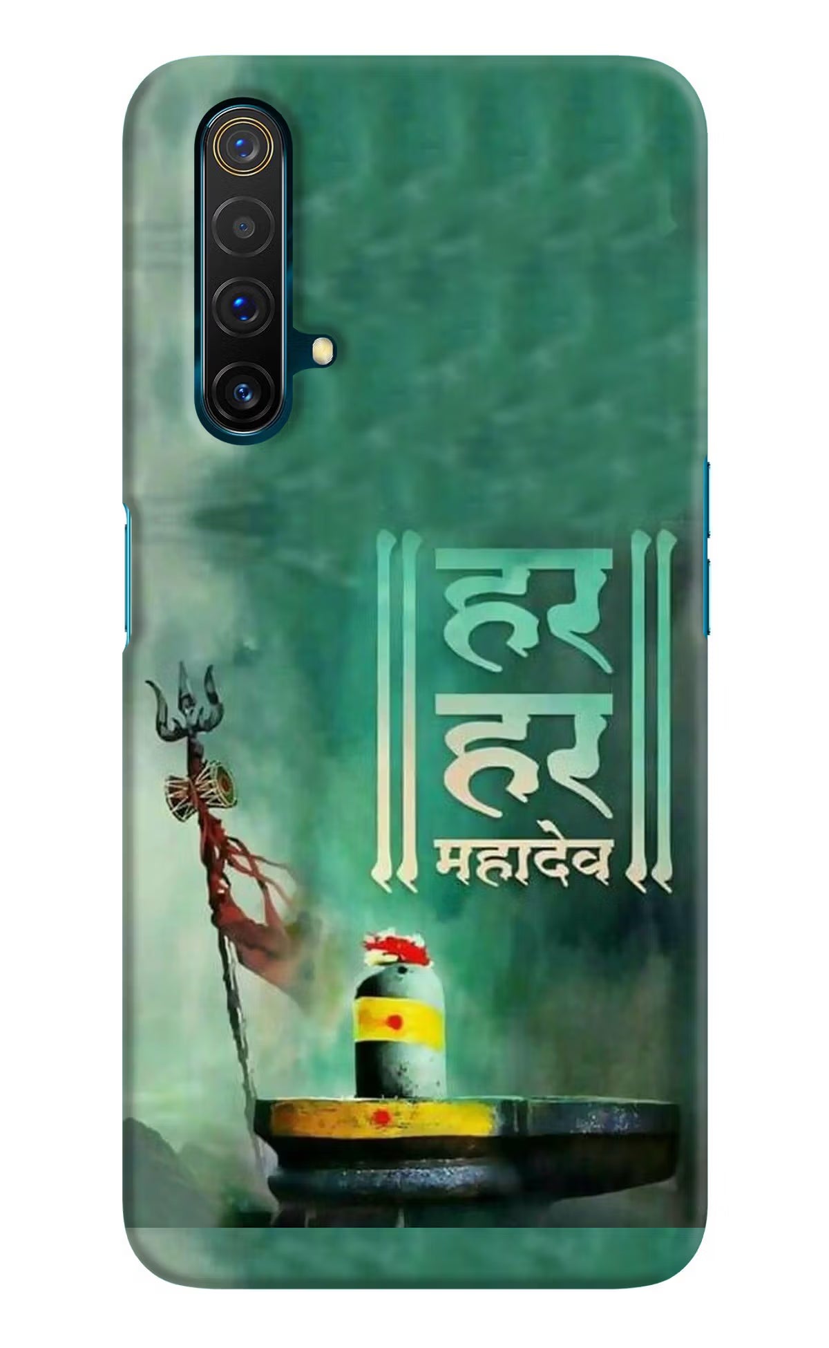 Har Har Mahadev Shivling Realme X3 Hard Case Back Cover by Casekaro