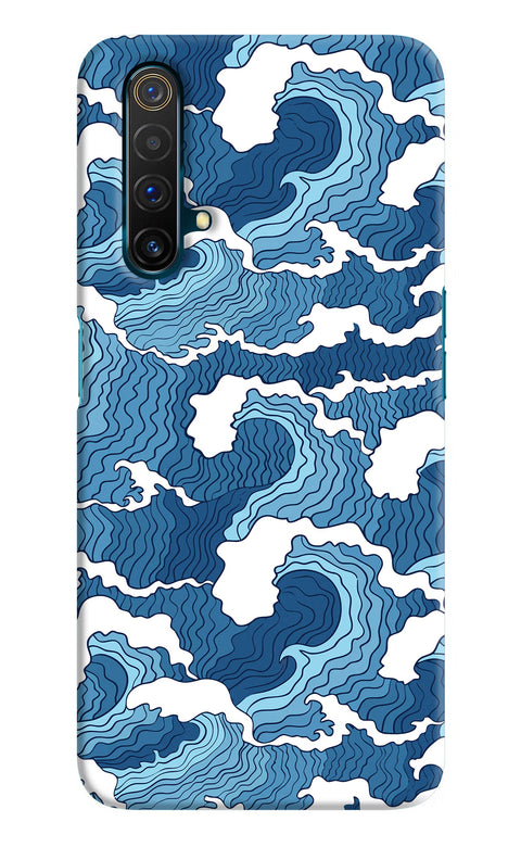 Blue Waves Realme X3 Back Cover
