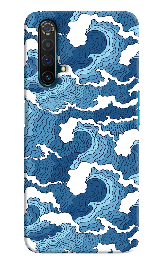 Blue Waves Realme X3 Hard Case Back Cover by Casekaro