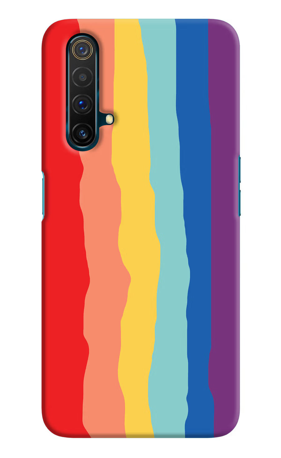 Rainbow Realme X3 Back Cover, Hard case