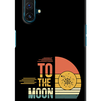 To the Moon Realme X3 Hard Case Back Cover by Casekaro
