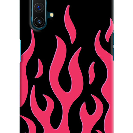Fire Flames Realme X3 Hard Case Back Cover by Casekaro